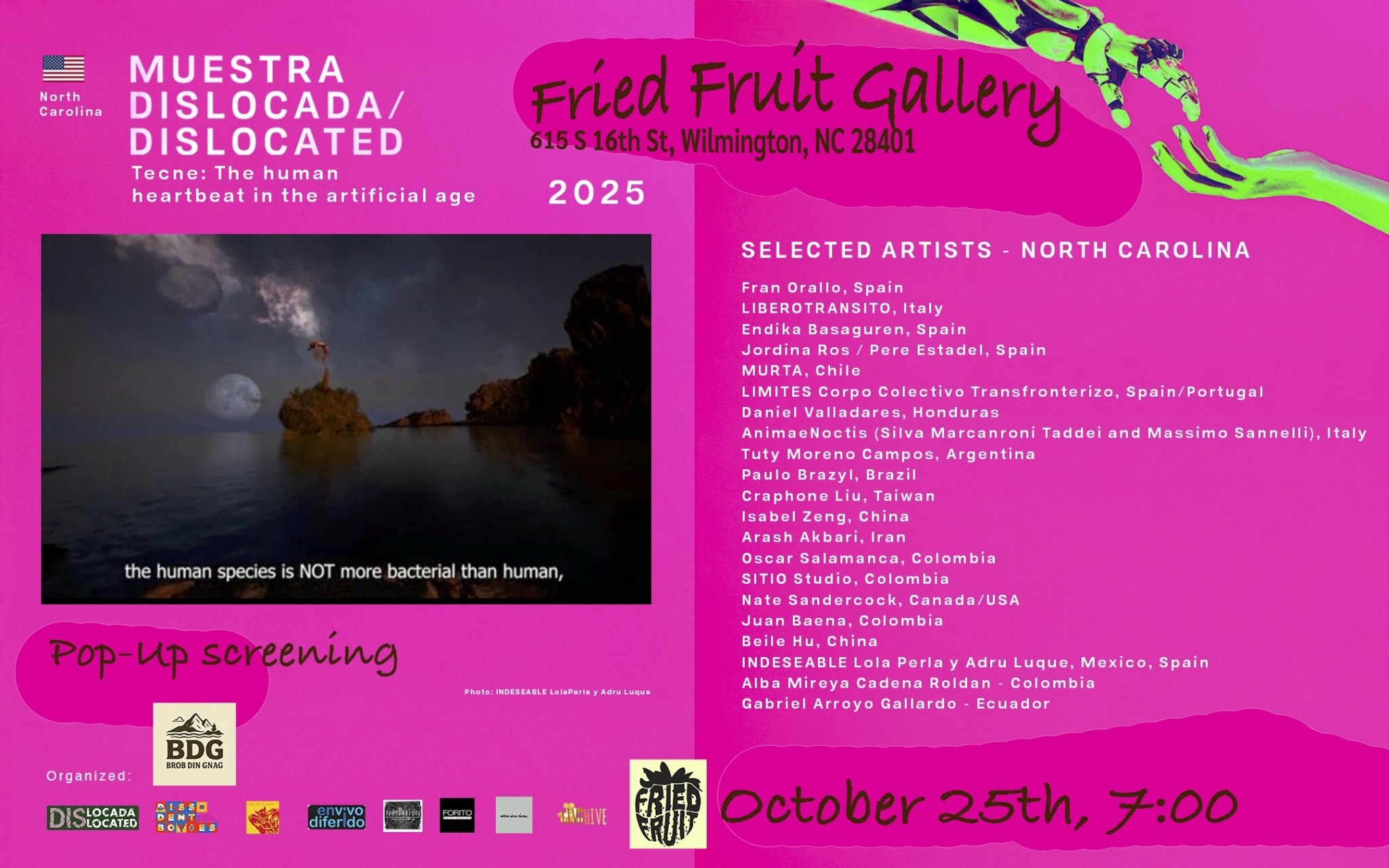 fried Fruit dislocada poster
